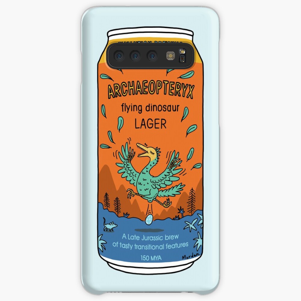 Evolution Brewing Archaeopteryx Flying Dinosaur Lager Case & Skin for Samsung Galaxy