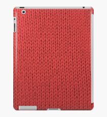 Red Knit iPad Case/Skin