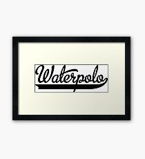 Water Polo Framed Print