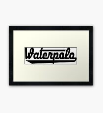 Water Polo Framed Print