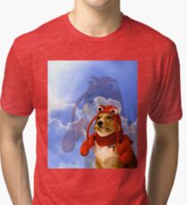 Lobster Corgi, Doggo #1 Tri-blend T-Shirt