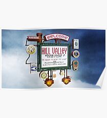 Welcome to Hill Valley - Sky Way Billboard Poster