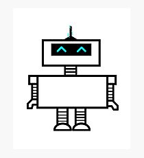 Robot friend Photographic Print
