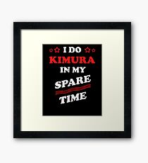 Brazilian Jiu-Jitsu BJJ MMA I Do Kimura Spare Time Framed Print