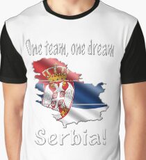 Serbia Soccer World 2018 Cup Team Slogan T Shirt Graphic T-Shirt