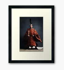 Hirohito, Emperor Showa, 1928 colorized Framed Print