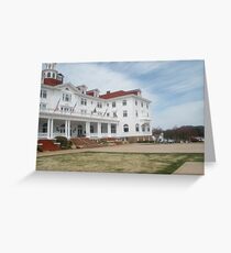 Stanley Hotel - Location of THE SHINING upclose and personal Greeting Card