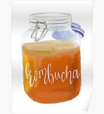 Kombucha Jar Poster