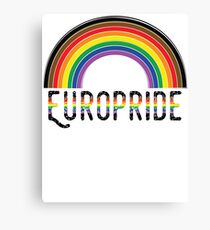 Europride 2018 Rainbow Canvas Print
