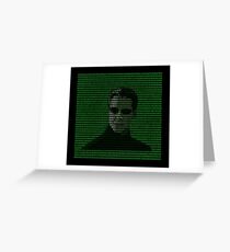 THE MATRIX Greeting Card