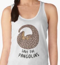 Save the Pangolins - Curled up Pangolin Women's Tank Top