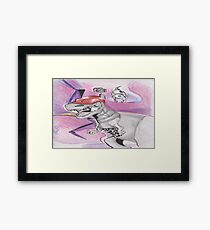 Robo Dino Framed Print