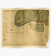 Map Of Tybee Island 1750 Poster