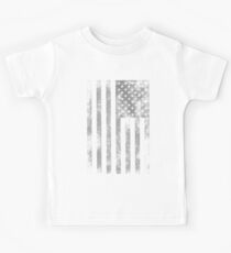 American Flag Vintage Print Kids Tee