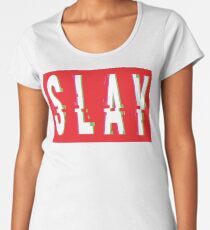 Slay Glitch Words Millennials Use Women's Premium T-Shirt