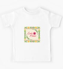 Love and Peace: peace shirt/love shirt/love stuff/peace stuff Kids Tee