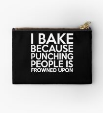 Funny Baking and Cake lover Studio Pouch