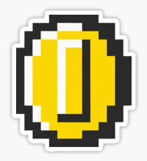Retro Coin Icon Sticker