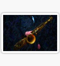 Saxaphone Sticker
