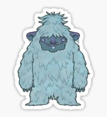 The Happiest Little Yeti Sticker
