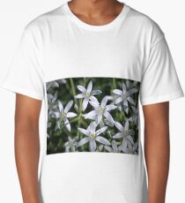 Macro photo of a white flower Long T-Shirt
