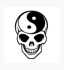 Peace Skull Photographic Print