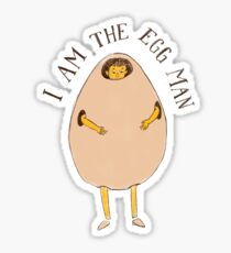 Egg man Sticker