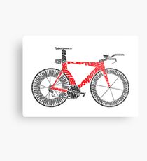 Anatomy of a Time Trial Bike Metal Print