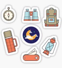 Camping! Sticker