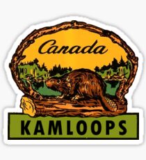 Kamloops BC Canada Vintage Travel Decal Sticker