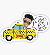 CABS HERE Sticker