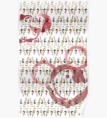 Character Wine Stain Poster