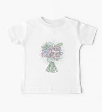 Wedding bouquet flowers Baby Tee