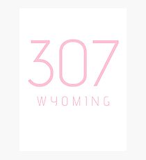 WYOMING 307 • ROSE Photographic Print