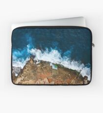 An aerial shot of the Salt Pans in Marsaskala Malta Laptop Sleeve