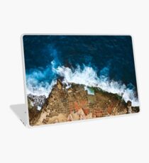 Un tir aérien des marais salants à Marsaskala Malte Skin de laptop