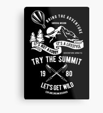 SURVIVAL Metal Print