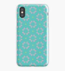 peaceful sank colors decorate seamless colorful repeat pattern iPhone Case