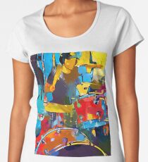Drummer Women's Premium T-Shirt