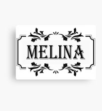 Frame Name Melina Canvas Print