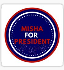 Misha Collins for President Sticker