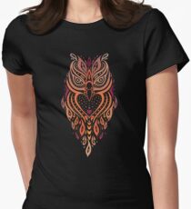 Owl. Women's Fitted T-Shirt