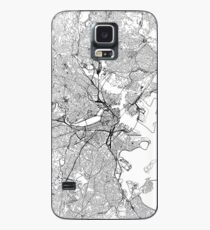 Boston Weiße Karte Hülle & Skin für Samsung Galaxy