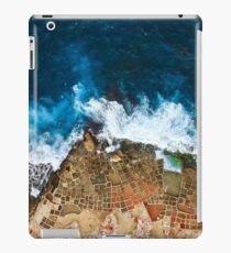 An aerial shot of the Salt Pans in Marsaskala Malta iPad Case/Skin