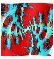 Abstract electrifying performance Poster