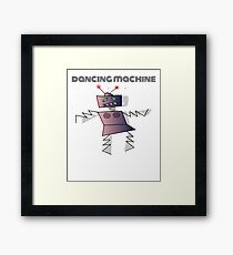 Dancing Machine Dancing Robot Framed Print