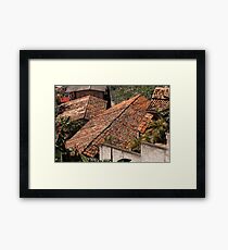 The Roof Tops Of Santa Lucia © Framed Print