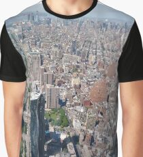 Aerial photography, New York City, Manhattan, Brooklyn, New York, streets, buildings, skyscrapers, #NewYorkCity, #Manhattan, #Brooklyn, #NewYork, #streets, #buildings, #skyscrapers, #cars Graphic T-Shirt