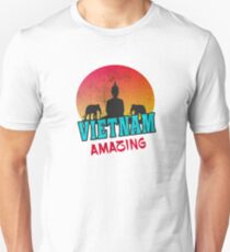 Vietnam Buddha design with elephants Unisex T-Shirt