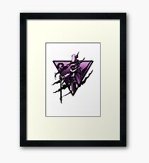 Black mage triangle Framed Print